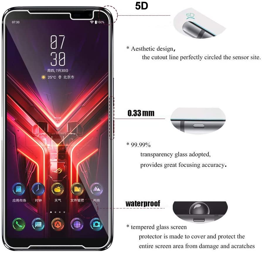 Bakeey-9H-Anti-explosion-Anti-scratch-Tempered-Glass-Screen-Protector-for-ASUS-ROG-Phone-3-ZS661KS-1739290-4